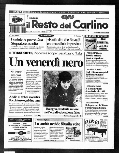 Il Resto del Carlino : giornale dell'Emilia